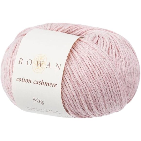Rowan Cotton Cashmere Yarn in Pearly Pink - Picture 5 of 5